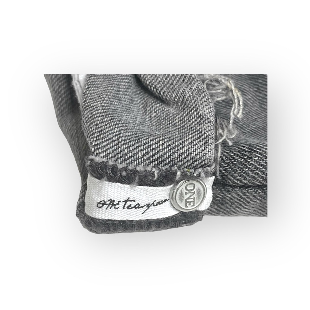 new One Teaspoon ♐︎ Superfreaks Lace Up Distressed Denim Shorts ♐︎ Phantom 24 - Picture 10 of 16